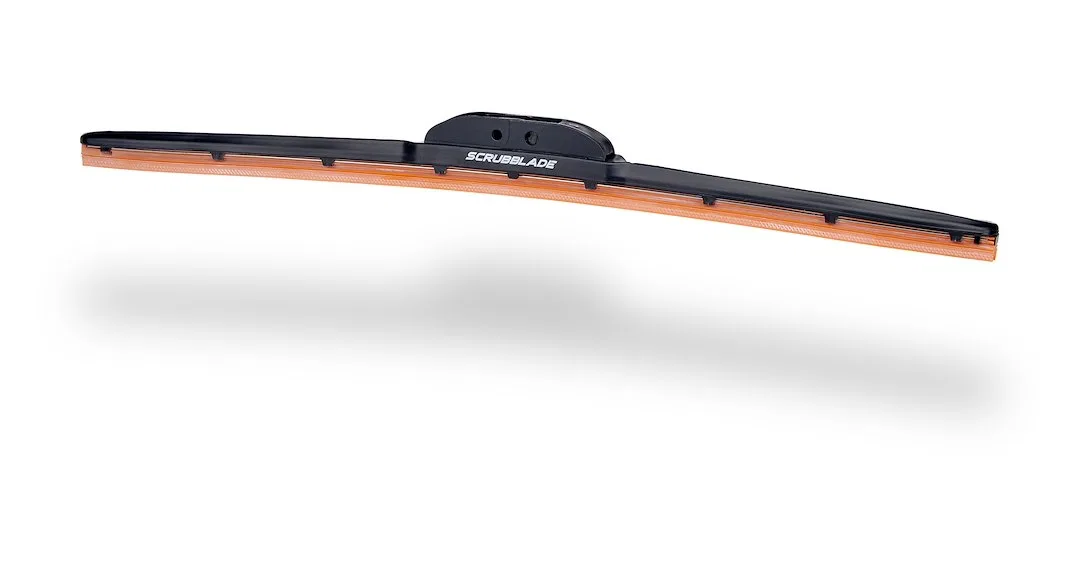 CBO2000 – SCRUBBLADE Windshield Wiper Blade, 20 Inch Length Single Blade Oohlala Orange Standard Ceramic Coated Silic...